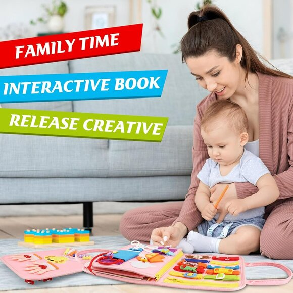 New Educational Toys Montessori Busy Board & Busy Book for Toddler - Picture 8 of 8